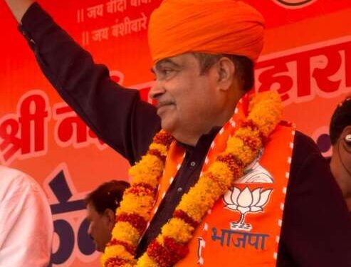 राजस्थान :- भाजप सरकारला निवडून देण्याचे गडकरीजींनी जाहीर सभेत जनतेला केले आवाहन….