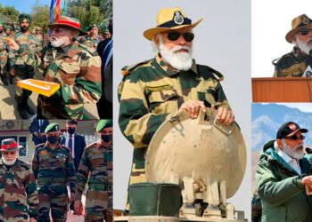 पंतप्रधान दिवाळीसाठी सीमेवर….