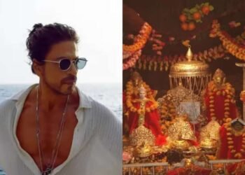 ‘डंकी’ सिनेमाआधी शाहरुख खान वैष्णो देवी चरणी, यावर्षात तिसऱ्यांदा घेतलं देवीचं दर्शन