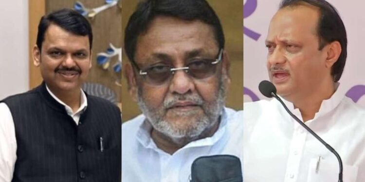 नवाब मलिकांबाबत दादा गटाची ठोस भूमिका नाहीच, फडणवीसांच्या लेटरबाँम्बने अजित पवार गट कात्रीत