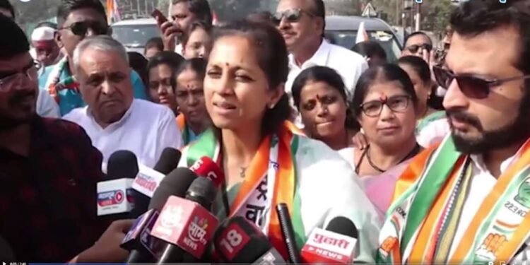 मराठा आरक्षण, शरद पवार-अदानी भेट ते निवडणुका, खासदार सुप्रिया सुळेंचा सरकारवर घणाघात