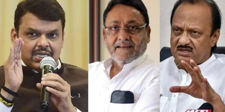 नवाब मलिकांचे मौन, युतीतील नेते बॅकफूटवर, देवेंद्र फडणवीसांच्या लेटरबॉम्बमुळे अजित पवार गट नाराज