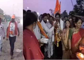 नाशिकचा रामभक्त अयोध्येला पायी निघाला…