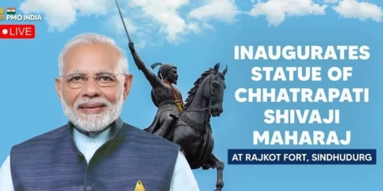 LIVE | मा. पंतप्रधान नरेंद्र मोदीजी यांच्या हस्ते छत्रपती शिवाजी महाराजांच्या पुतळ्याचे अनावरण