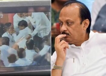 भाजप आमदारानं कानशिलात मारली, राष्ट्रवादीचे कार्यकर्ते जितेंद्र सातव गुन्हा दाखल करणार