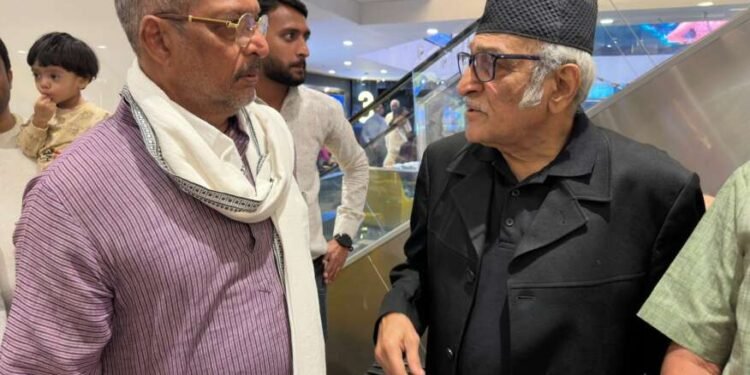 नाना पाटेकर, डॉ. मोहन आगाशे यांनी केले ‘आता वेळ झाली’चे कौतुक