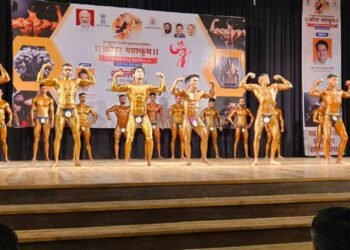 श्री छत्रपती शिवाजी महाराज पारंपरिक क्रीडा महाकुंभ अंतर्गत शरीरसौष्ठव स्पर्धा पार पडली.