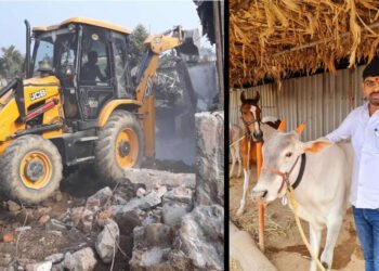 धाराशिव शहर व परांडा शहरातील 7 बेकायदेशीर कत्तलखाने उध्वस्त !