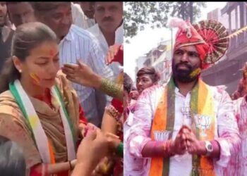 सोलापुरात पॉलिटिकल रंगपंचमी ! ताई -भाऊंनी खेळले असे रंग ;  विजयाचा रंग सुद्धा ठरला