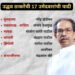 उद्धव ठाकरेंच्या 17 उमेदवारांची पहिली यादी जाहीर