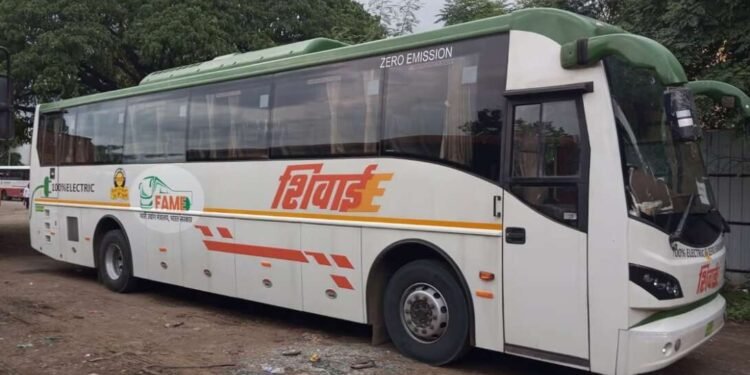 आज पासून सप्तशृंगी गडावर इलेक्ट्रिक बस धावणार