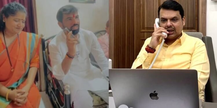 मोची समाजातील तरुणांवर असलेले गुन्हे मागे घेण्यासाठी सातपुतेंचा फडणवीसांना कॉल