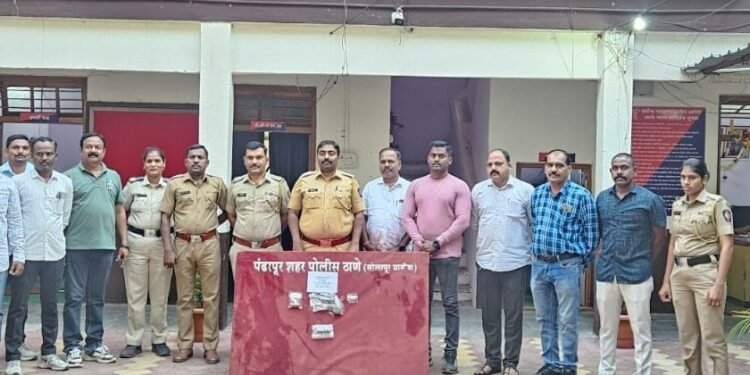 सोलापुरात गावठी पिस्तूल-राऊंडसह लोखंडी वाघनख्या जप्त