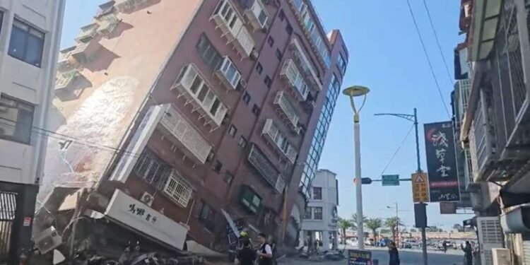 तायवानमध्ये 7.2 तीव्रतेचा भूकंप