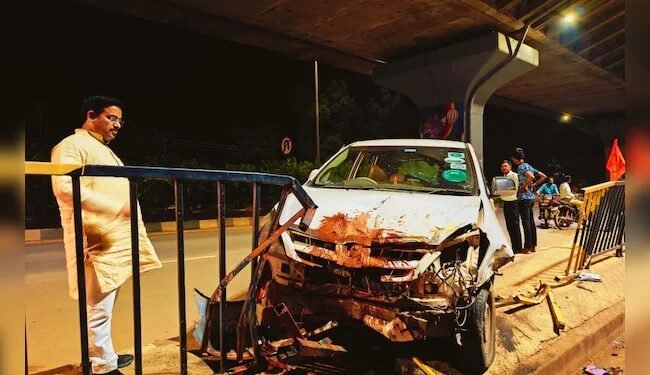 भंडारा : परिणय फुके यांच्या वाहनाला भीषण अपघात