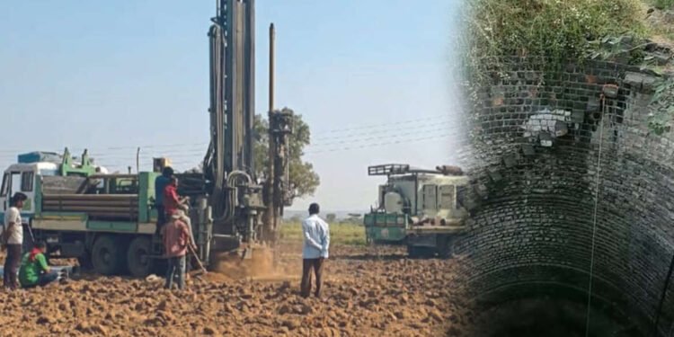 शेतकऱ्यांकडून विहीरीऐवजी बोअरवेलची मागणी
