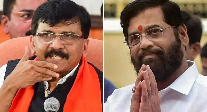 ३ दिवसांत माफी मागा नाहीतर कारवाईला सामोरे जा, एकनाथ शिंदे यांची संजय राऊत यांना नोटीस, आता कायदेशीर ‘सामना’