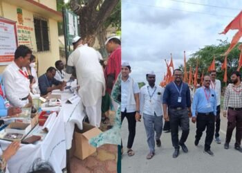 संत मुक्ताताईची दिंडी चे आगमन शहापूर व वडीगोद्री येथे झाले आगमन झाले