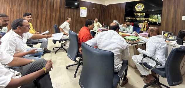 साईमिडास बेकायदा बांधकाम प्रकरणी सर्व पक्षीय शिष्टंंडळ आयुक्तांच्या भेटीला