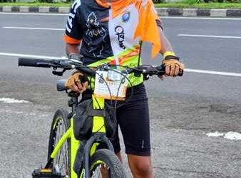 कनक जामगांवकरने पूर्ण केली पुणे ते पंढरपूर 235 किमी सायकल वारी