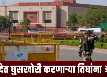 संसदेत घुसखोरी करणाऱ्या तिघांना अटक; बनावट आधार कार्डाच्या आधारे प्रवेशाचा प्रयत्न