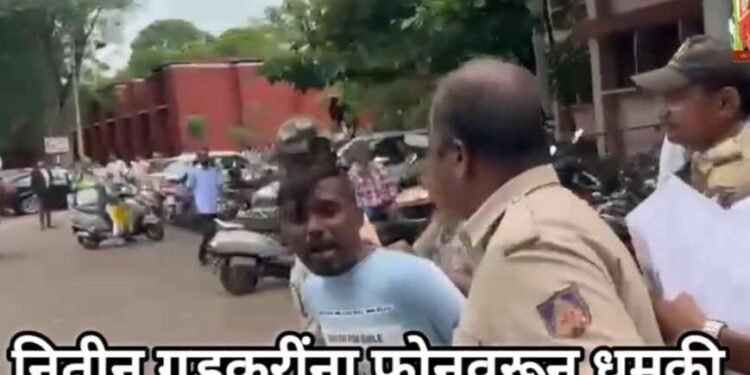 नितीन गडकरी यांना फोनवरून धमकी देणाऱ्या संशयित आरोपीकडून देशविरोधी घोषणा