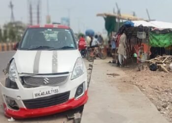 नागपुरात कारने फुटपाथवर झोपलेल्या 9 मजुरांना चिरडलं,