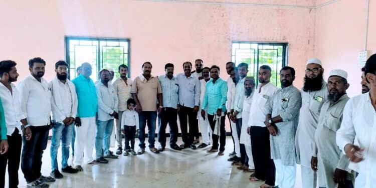 घनसांगी सकल मुस्लिम समाज यांच्या वतीने घनसावंगी तहसीलदार यांना निवेदन