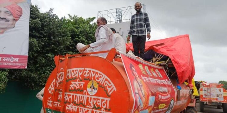 समृद्धी साखर कारखान्याने केली वारकऱ्यांच्या पाण्याची सोय