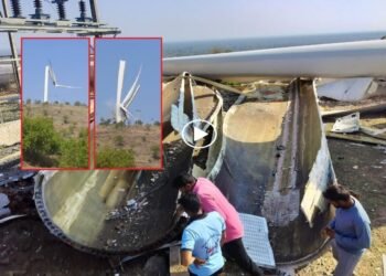 Beed News: धक्कादायक! बीडच्या गेवराईत पवनचक्की कोसळली