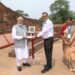 प्राचीन नालंदा विद्यापीठाला पंतप्रधान मोदींची भेट ! केली उत्खननातील अवशेषांची पाहणी