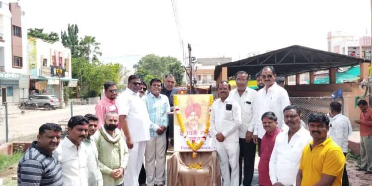 भोकरदन शहरात छत्रपती शाहू महाराज यांची जयंती उत्साहात साजरी