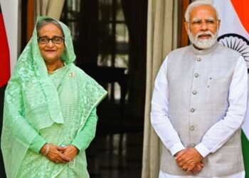 शेख हसीनांनी घेतली पंतप्रधानांची भेट