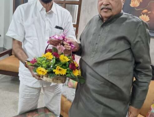 आ. संजय केळकर यांनी घेतली नितीन गडकरी यांची भेट