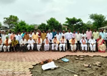 संत मुक्ताईच्या पालखीसाठी वडीगोद्रीत हक्काचा निवारा सतीश घाटगेंनी पूर्ण केला भाविकांना दिलेला शब्द : सभागृहाच्या कामास प्रारंभ