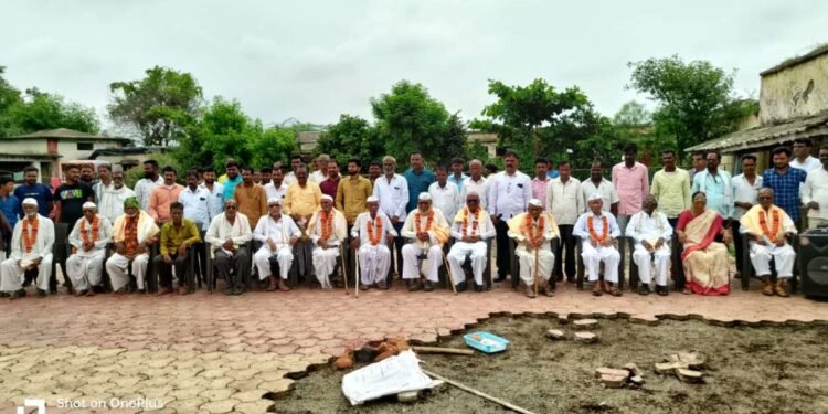 संत मुक्ताईच्या पालखीसाठी वडीगोद्रीत हक्काचा निवारा सतीश घाटगेंनी पूर्ण केला भाविकांना दिलेला शब्द : सभागृहाच्या कामास प्रारंभ