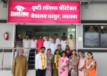 लायन्स च्या वतीने प्रसाद उबाळे व ऐश्वर्या टॅन लॉयन्स क्लब ऑफ परतूरच्या वतीने गुणवंत चा सत्कार