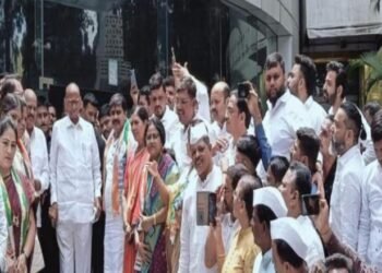 राष्ट्रवादी काँग्रेसचे शहराध्यक्ष अजित गव्हाणे राष्ट्रवादी काँग्रेस शरदचंद्र पवार पक्षात