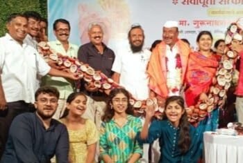 प्रा.डॉ.धनंजय माणिकराव पाटील पवार यांचा सेवापुर्ती गौरव सोहळा उत्साहात संपन्न