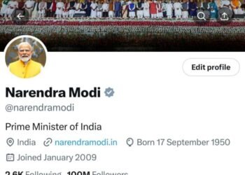 पंतप्रधान मोदींच्या एक्सवरील फॉलोअर्सची संख्या १०० दशलक्ष पार