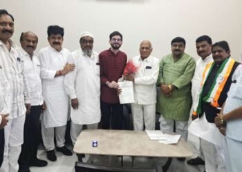 कॉंग्रेस जिल्हा सचिवपदी माधव हामंद यांची निवड