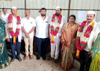 उमरी नूतन विद्यालय ज्यू कॉलेज येथिल प्राध्यापक आणि शिक्षकाचा सेवापूर्ती गौरवसोहळा संपन्न