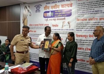 उमरी सहाय्यक पोलिस उपनिरिक्षक श्रीराम सवई यांचा सेवापुर्ती सोहळा .