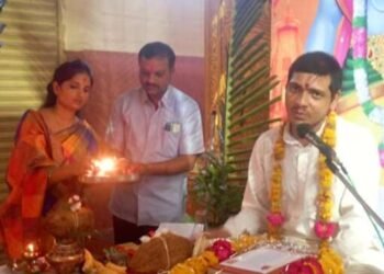 श्री बालाजी मंदिर मुदखेड येथे श्रीमद् भागवत महापुराणचे आयोजन