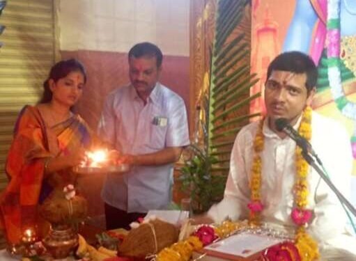 श्री बालाजी मंदिर मुदखेड येथे श्रीमद् भागवत महापुराणचे आयोजन