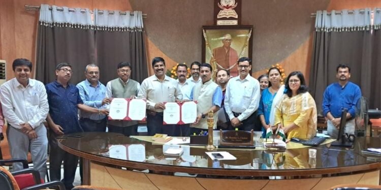 स्वारातीम’ विद्यापीठ आणि एसजीजीएस यांच्यामध्ये सामंजस्य करार