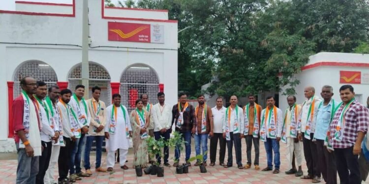 मुदखेड शहरामध्ये राष्ट्रवादी काँग्रेस पक्षाच्या वतीने विविध कार्यक्रमाचे आयोजन