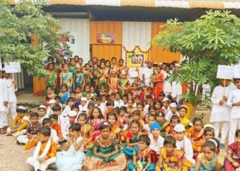 विश्व पब्लिक स्कूलमध्ये आषाढी उत्सव उत्साहात साजरा…