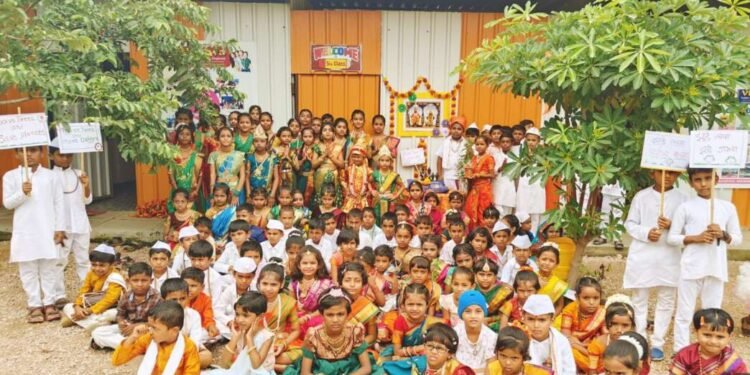 विश्व पब्लिक स्कूलमध्ये आषाढी उत्सव उत्साहात साजरा…