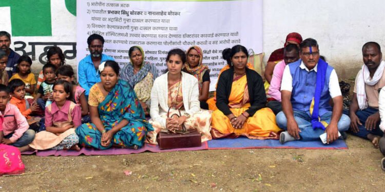 अहमदनगर : हल्लेखोरांवर कारवाईची मागणी